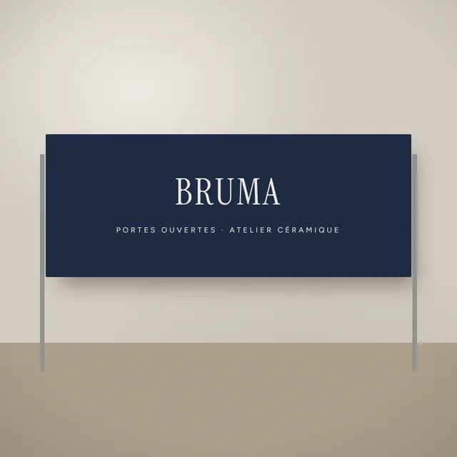 Banners extérieurs, visuel d'illustration pour une marque fictive