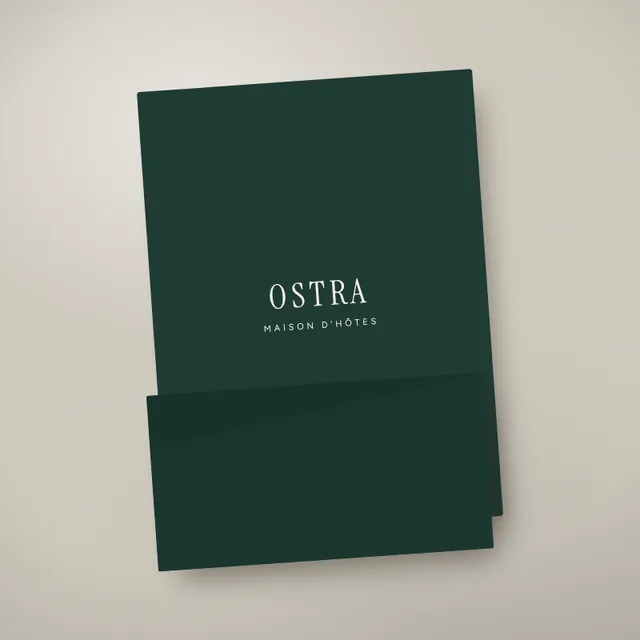 Pochettes à rabats, visuel d'illustration pour une marque fictive