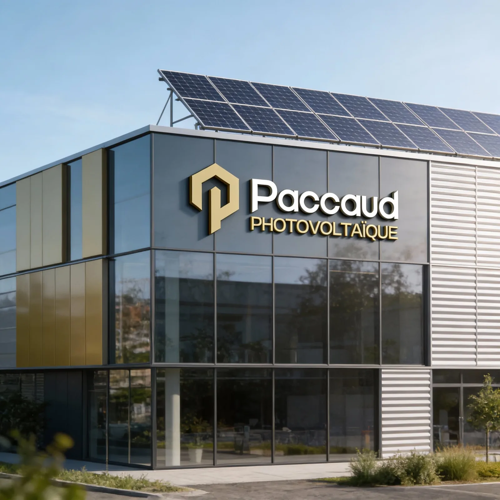 Logo Paccaud Photovoltaïque en façade