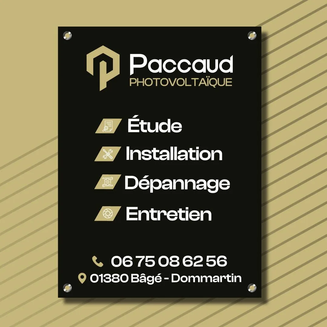 Panneau Paccaud Photovoltaïque : étude, installation, dépannage, entretien